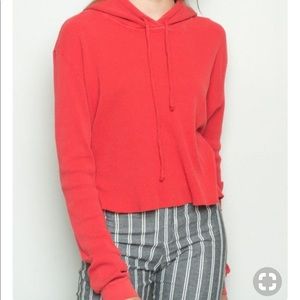 Brandy Melville thermal hoodie